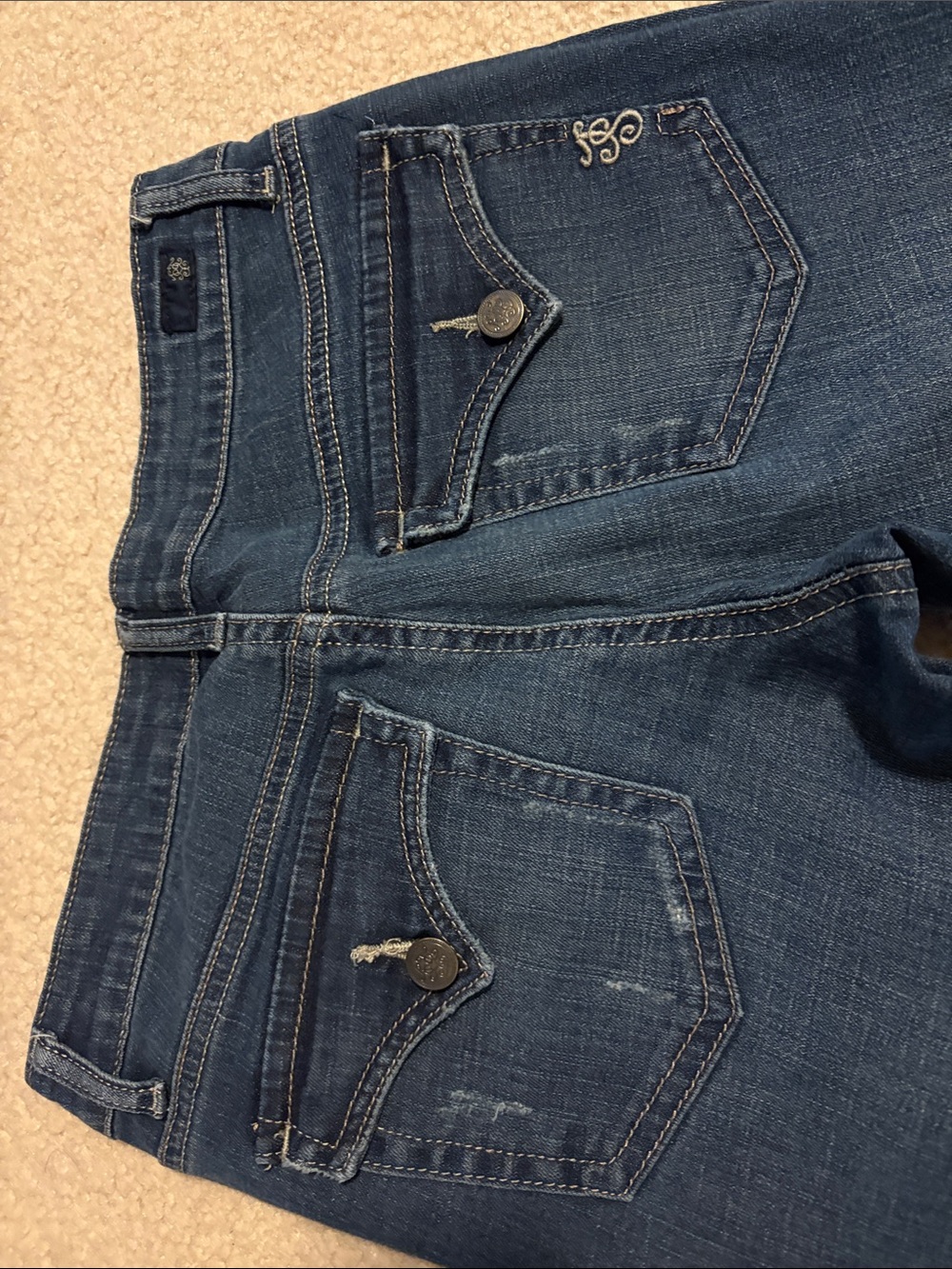 Jessica Simpson Dark Blue Flared Jeans